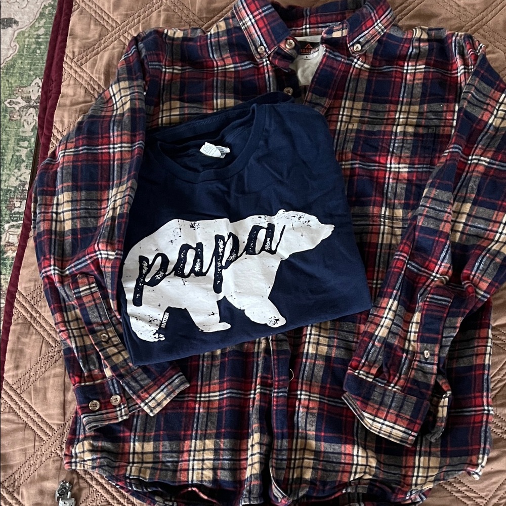 Papa Bear Tee.  L